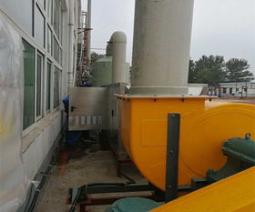 博倫特藥業廢氣凈化系統施工現場 噴淋塔 uv活性炭凈化一體機 成功案例 青島兆星環保設備